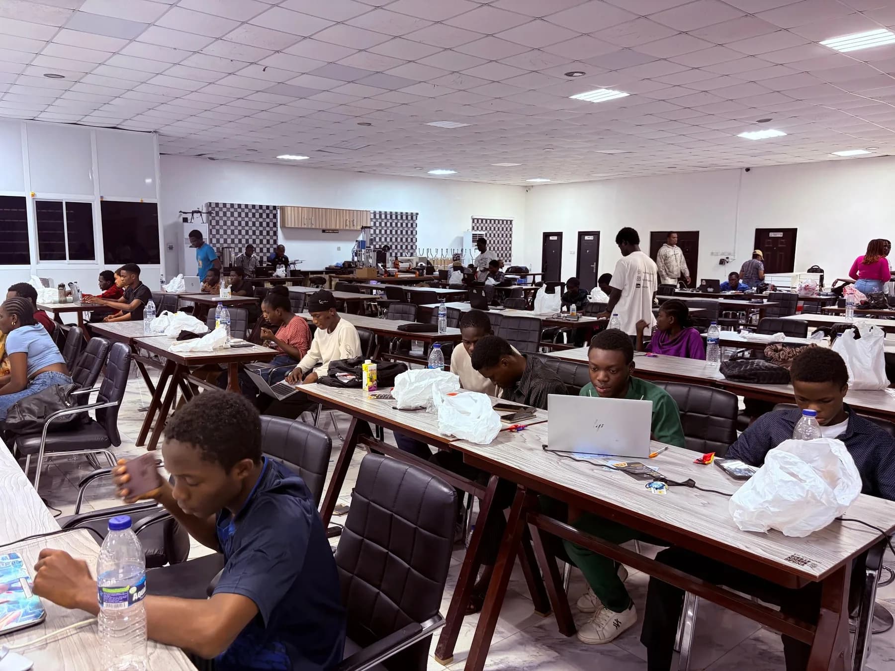 Participants at Build Zero — UNILAG, Lagos, event photograph 1.