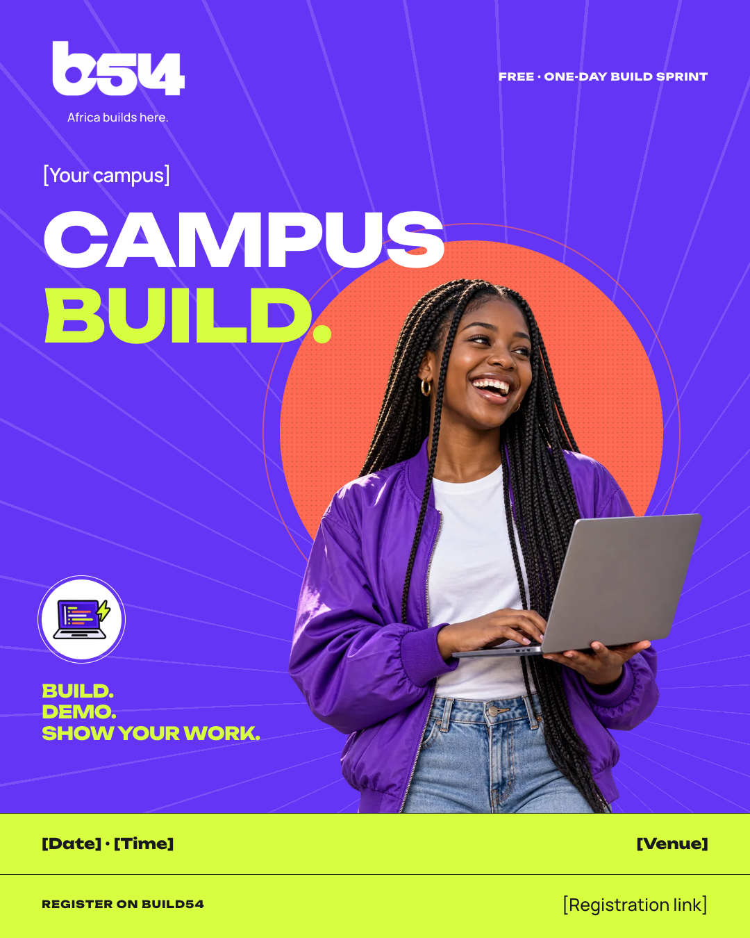 Campus Build poster sample