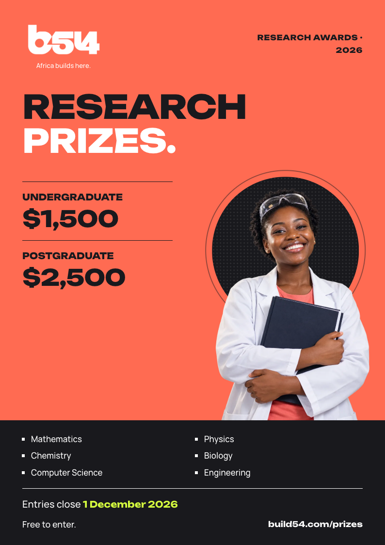 Research prizes poster sample
